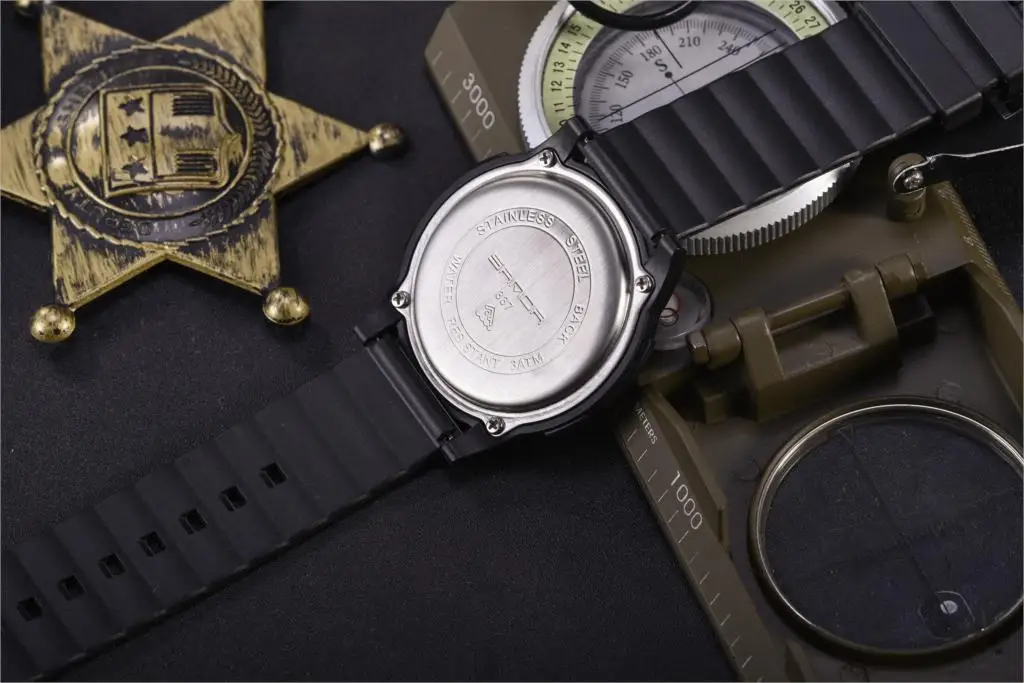 Часы наручные SANDA мужские электронные спортивные сверхтонкие брендовые люксовые