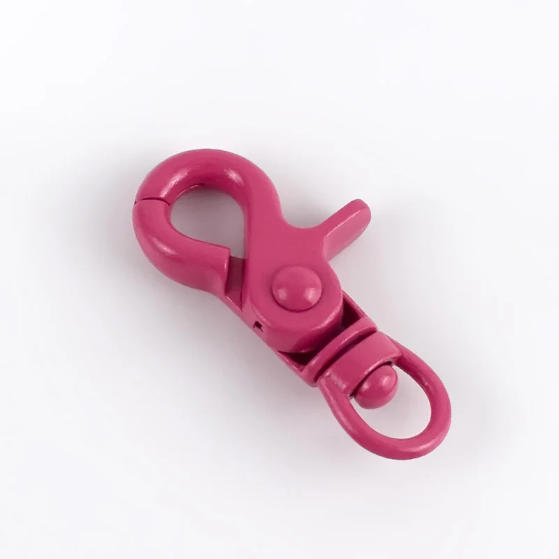 No7 rose red Meetee 5/10 шт. 20x43 мм Цвет роспись брелок пряжкой Омар Lock "сделай сам" для украшения AP610 - Цвет: No7 rose red