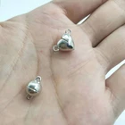 20 шт., маленькие круглые магнитные подвески в форме сердца, модные изысканные браслеты на ногу, ювелирные изделия, подвески, застежки для ювелирных изделий