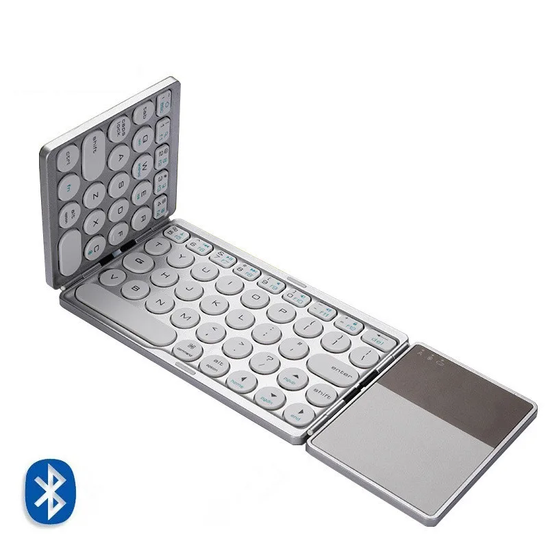 Rechargeable Keyboard for iPad 10.2 Tri-fold Wireless 7 2019 Mini with Touchpad Travel | Компьютеры и офис
