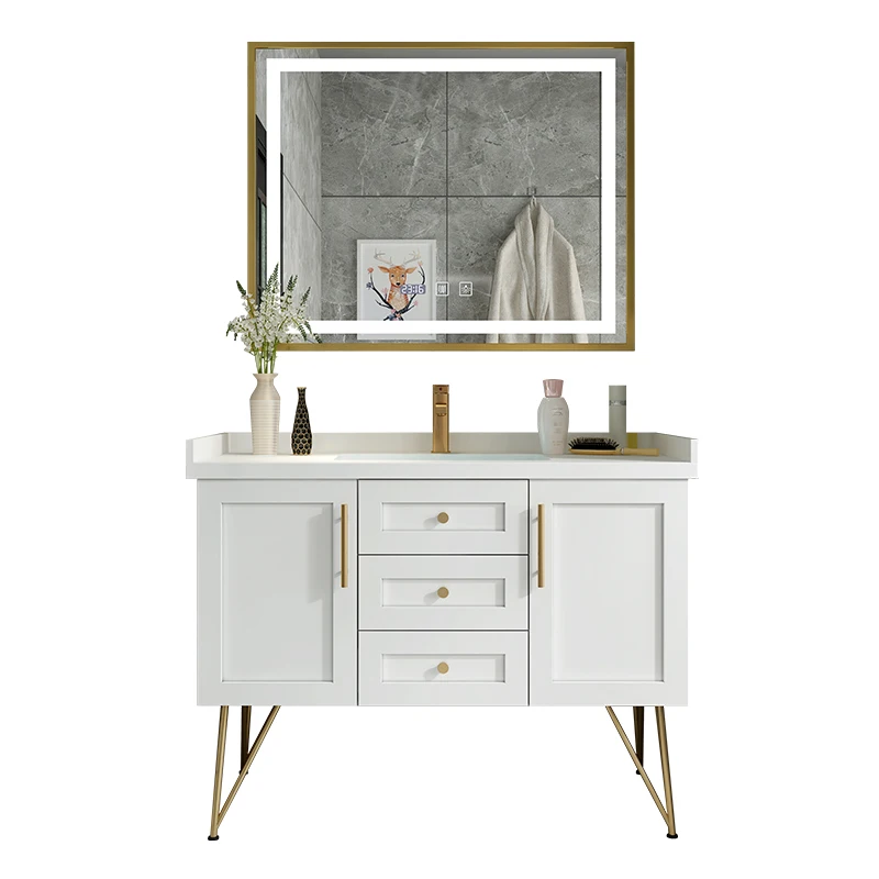

2020 new bathroom furnitures solid wood bathroom vanity SV203