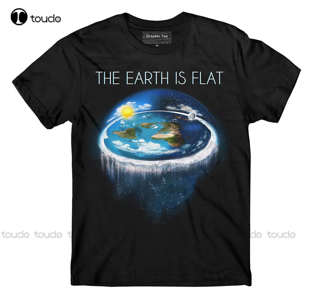 

Flat Earth Tshirt,Earth Is Flat,Firmament, Sheol Conspiracy, New World Fe1 Print T-Shirt Men Brand Custom Aldult Teen Unisex