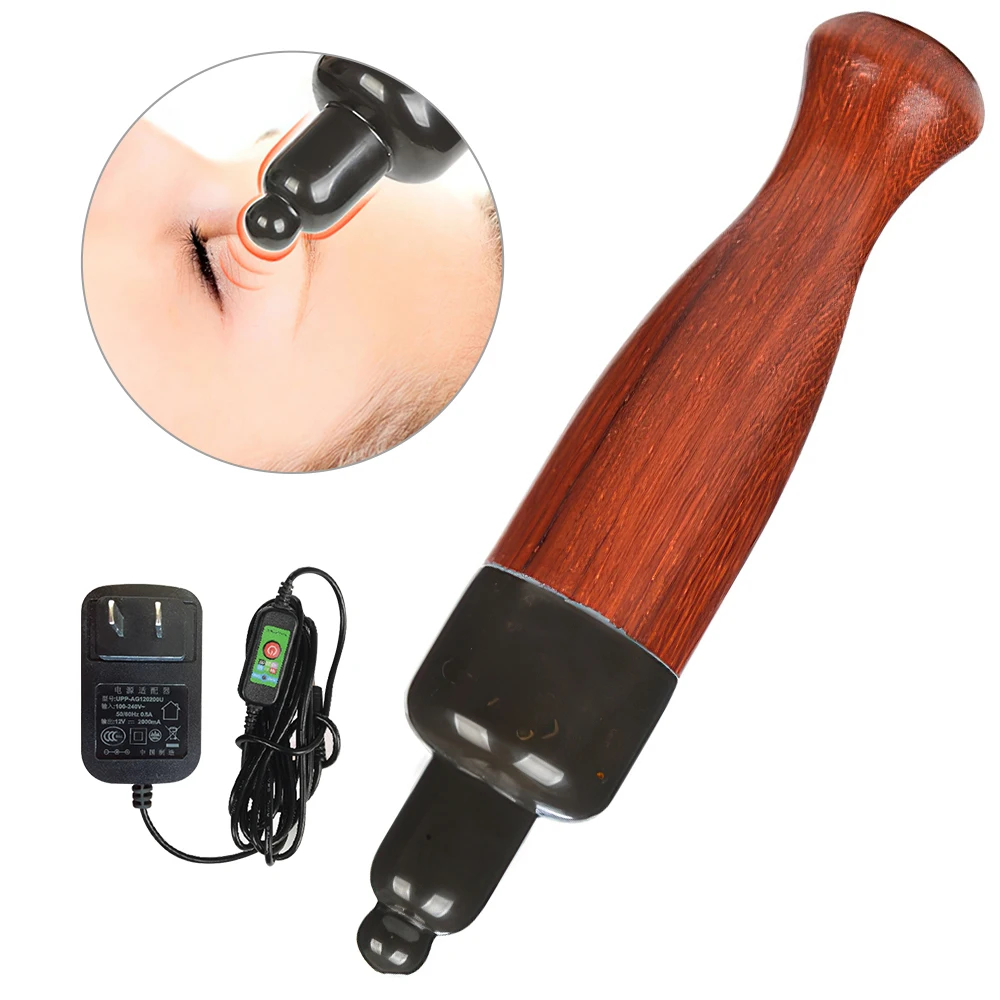 

Электрический нагревательный массажер для глаз, Уход за глазами, массажная ручка, от темных кругов, против морщин, против старения, мини-кос...