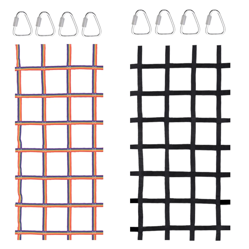 

Children Climbing Net Sturdy Durable Outdoors Garden Play 90*48 Inch Nylon Net