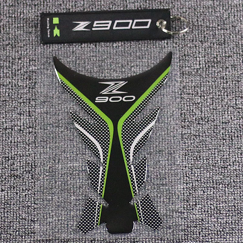 

Motorcycle Fuel Tank Pad Sticker Decals Protector Fit For Kawasaki Z900 Tank Cover Sticker Pad Decal With Free Keyring Keychain