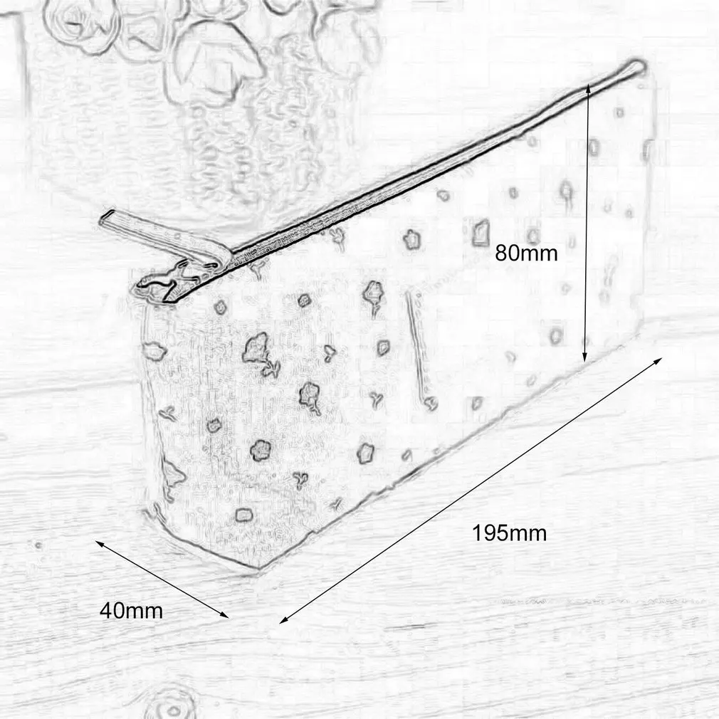 

School Pencil Case Pastoral Broken Flowers Pocket Pencil Bag Small Fresh Zakka Canvas Student Pen Bag Stationery Bag