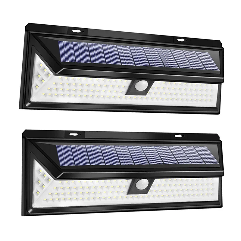 

Solar three-sided wall light with LED human body induction light outdoor light garden lighting garage light garden street light