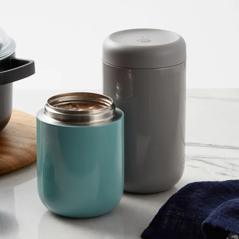 Xiaomi Mijia BergHOFF бак для консервации тепла пищевой 304 из нержавеющей стали высокая эффективность изоляции многоцелевой мини-бак