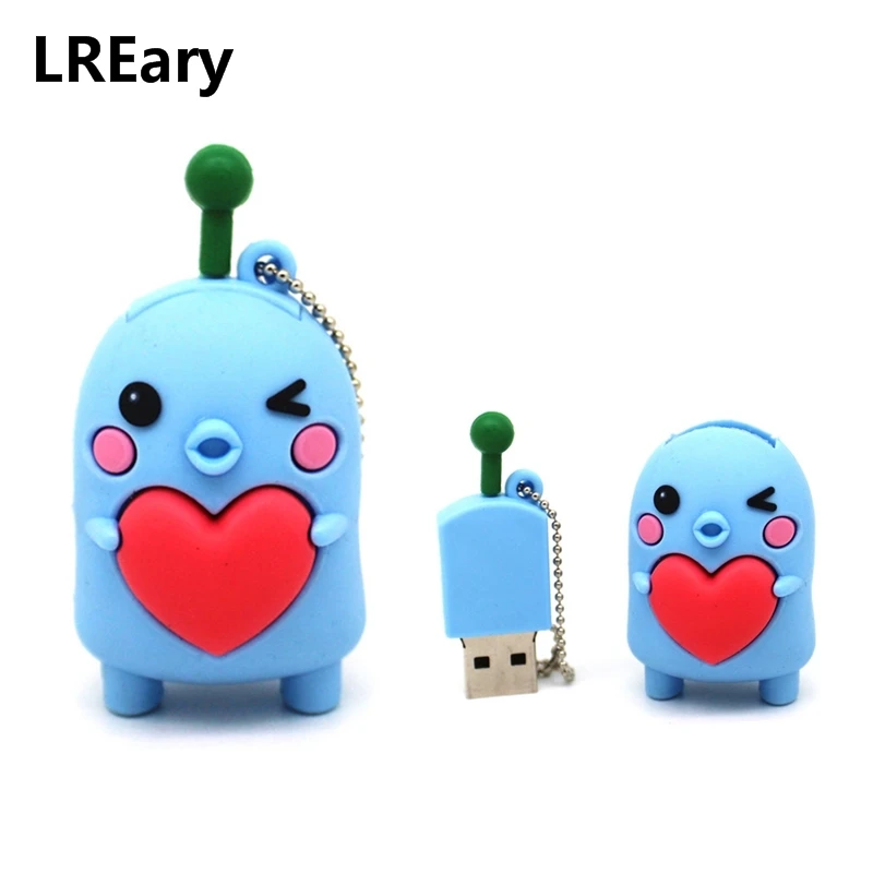 Флеш накопитель USB с мультяшным животным котом пандой 4 Гб флеш Pendrive Cow pig 8 ГБ 16 32 64