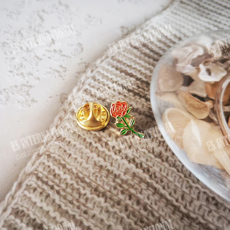 Оптом масонские значок булавки на лацканы масон вольный каменщик BLM61 роза цветок