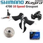Переключатель передач SHIMANO Tiagra 4700 2x1 0 скоростной, 4700, дорожный велосипед, набор переключателей 20s, 11-25 12-28 11-32T