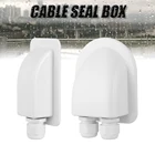 Кабельная Входная Втулка с однимдвумя портами на крышу RV для клеммной колодки солнечной панели кронштейн на солнечной батарее водонепроницаемый кабель для дома на колесах