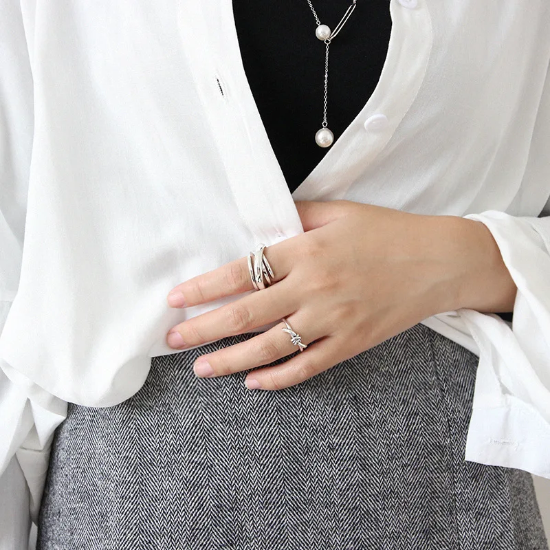 Преувеличенная личность геометрические кольца оригинальной формы для женщин