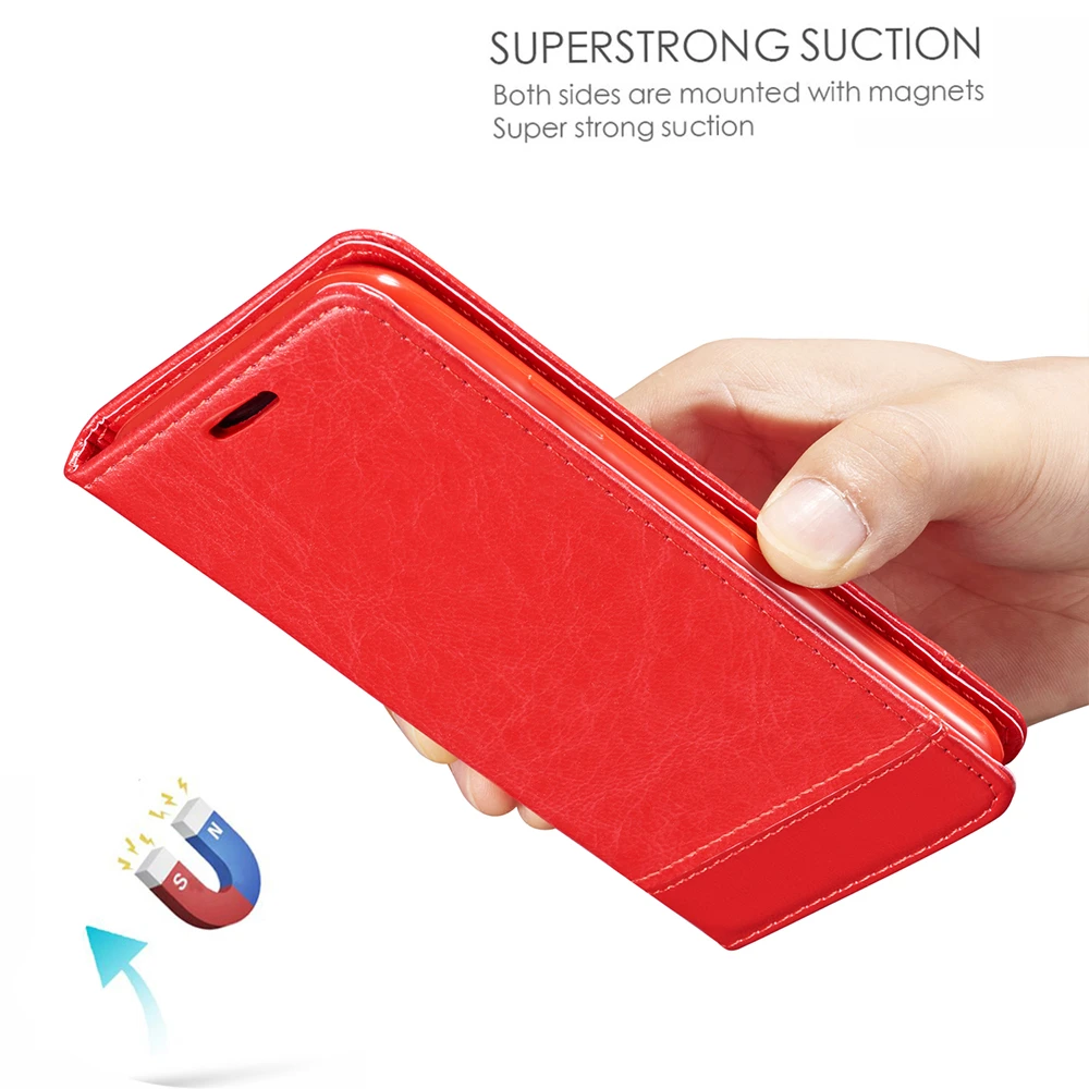 Кожаный чехол для Iphone 11 Pro MAX XR X XS 8 7 6 samsung S10 S9 S8 S7 NOTE10 9 мягкий кошелек откидная