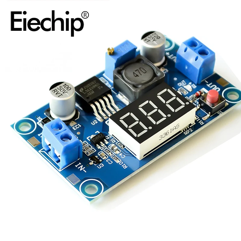 

Power Supply Module LM2596S-ADJ DC-DC Voltage Regulator 3A Adjustable ,LM2596 Step down module output short circuit protection