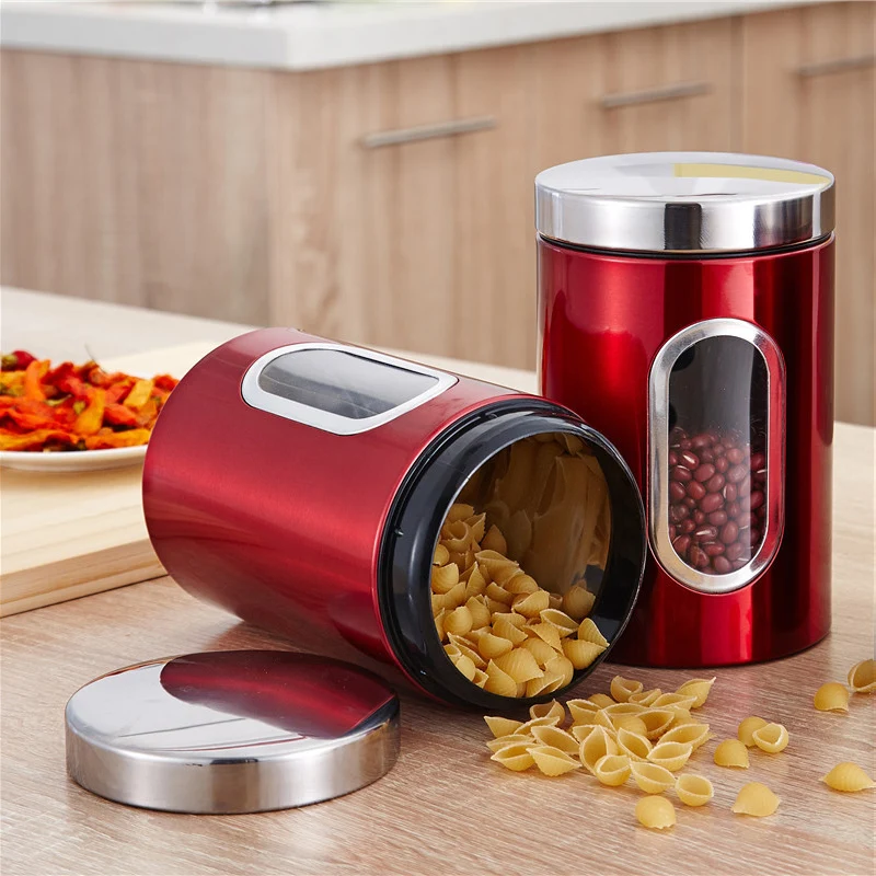 Высокое качество нержавеющая сталь и пищевой пластик для хранения закусок