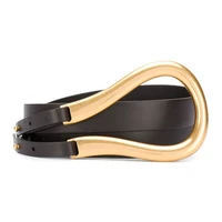 fashion womens belt 100 top leather luxury brand 2020 new star of the same paragraph belt casual style gold tone alloy buckle