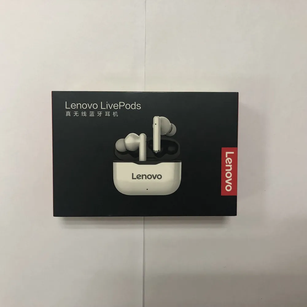 Lenovo Livepods LP1 TWS Wireless Earphone Bluetooth 5.0 Dual Stereo Noise Reduction Bass Touch Control Long Standby 300mAH | Электроника