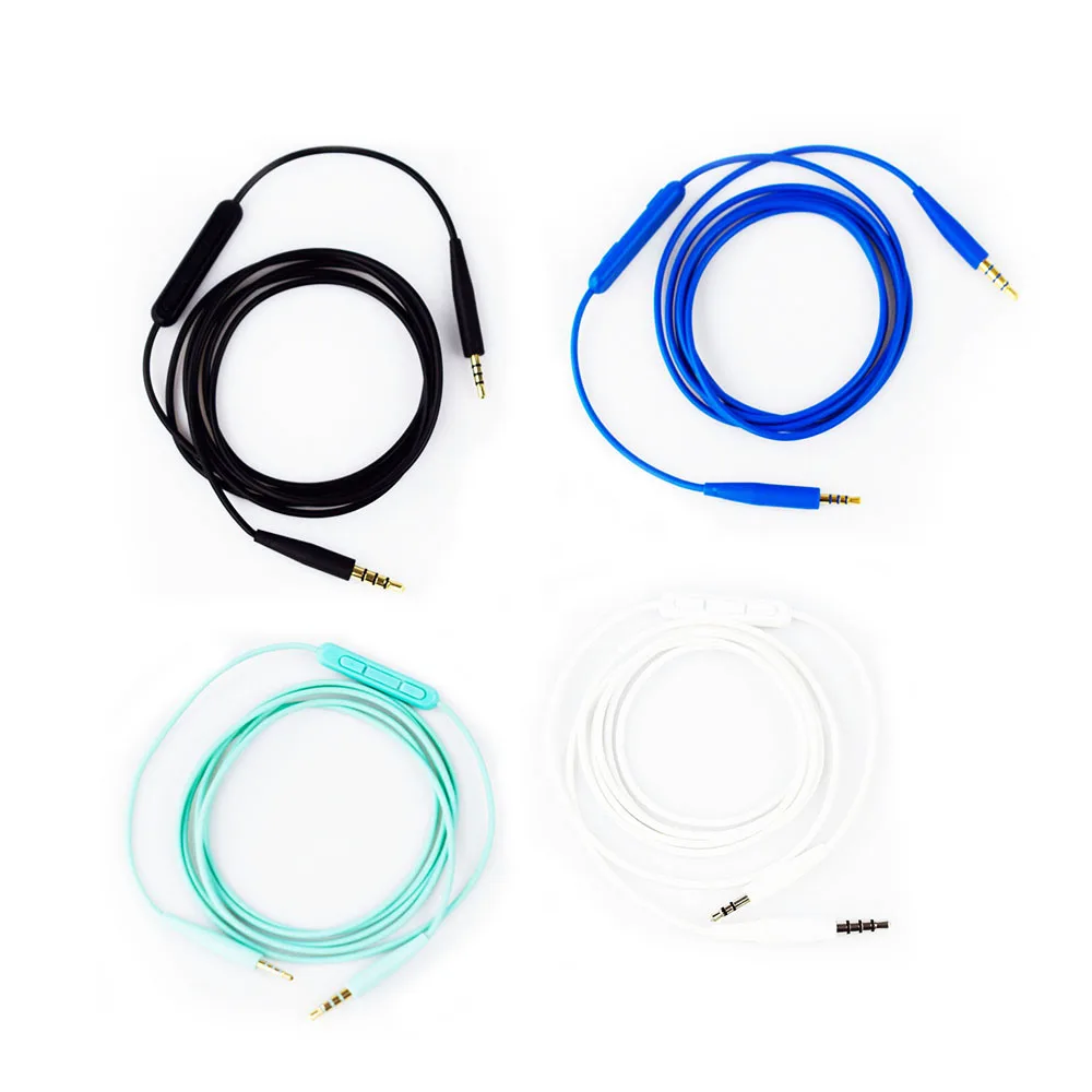 UEHSDAY 4 цвета микрофон кабель наушников аудио шнур для Bose Soundtrue на ухо с пшеницей QC35