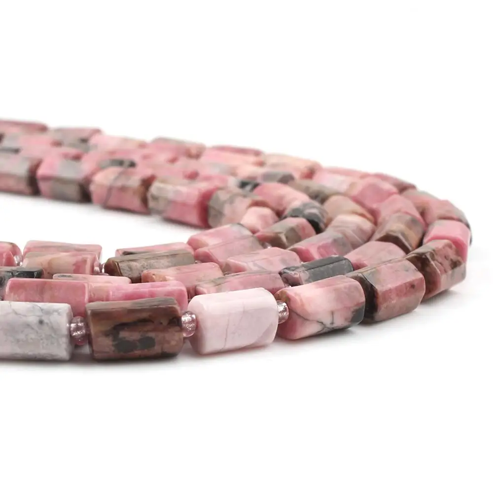 Бусины Из Натурального Розового родохрозита 6 Х9 мм|Бусины| |
