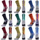 3 паралот Высокое качество Новые Для мужчин Спорт на открытом воздухе Элитные баскетбольные носки Для Мужчин велосипедные носки сжатия хлопка Полотенца детские носки-Тапочки