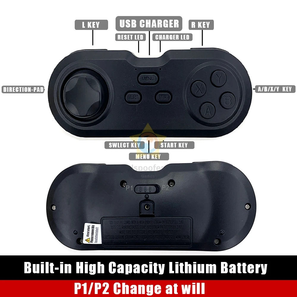 

Hotsale 3 Inch Retro Bookshelf Portable Handheld 2 Game Players Family TV Output Built-in 108 Classic Games Video Game Consoles