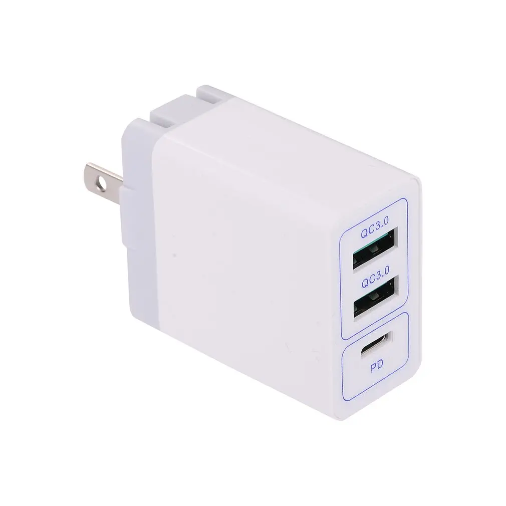 Двойной QC3.0 + PD быстрое зарядное устройство мобильный телефон QC 3 0 Быстрая Зарядка