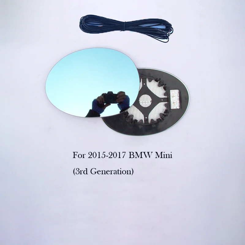 

TVYVIKJ боковое зеркало заднего вида с синими стеклянными линзами для BMW BMW Mini Coupe 2007-2017, широкоугольное антибликовое дверное зеркало, крыло