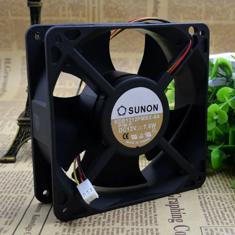 

New original 12038 KDE1212PMBX-6A 12V 7.6W axial flow chassis cooling fan