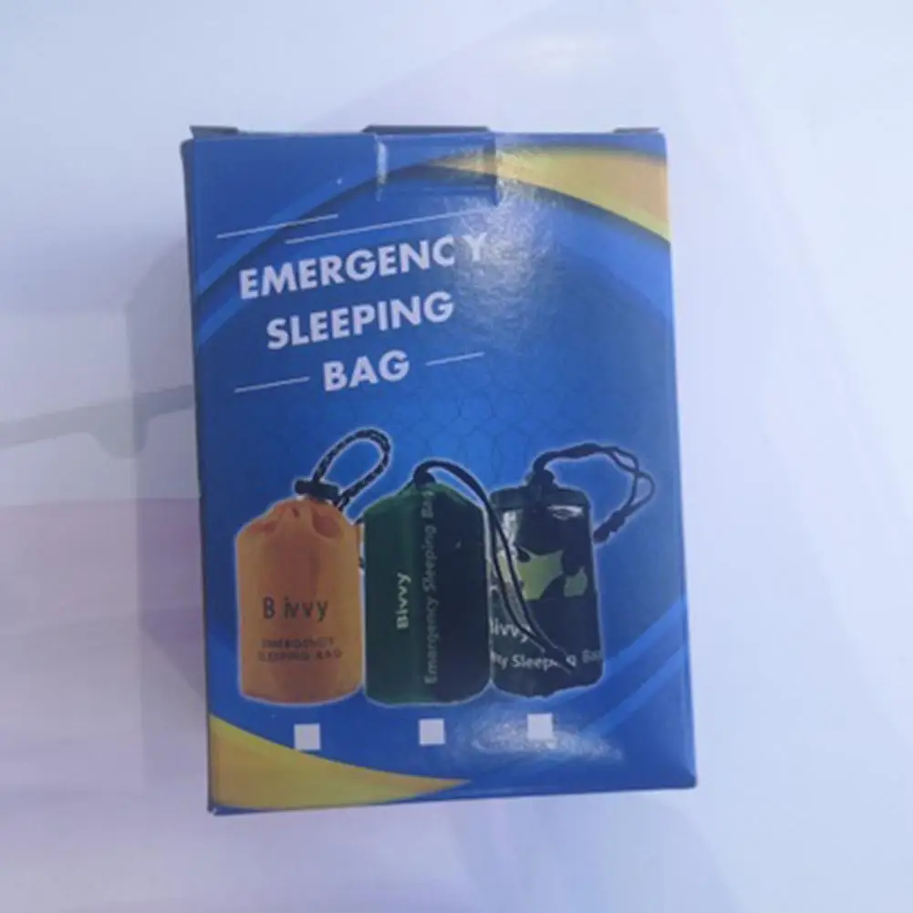 Алюминиевый спальный мешок с 26 микрон изоляционной пленкой кемпинг | Спорт и