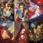 5D DIY Tiannv опера портретная живопись Совершенно новая квадратнаякруглая Алмазная мозаика алмазная живопись различные сцены украшение