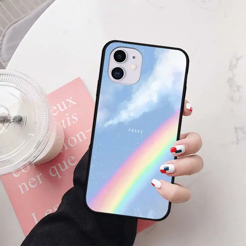 Чехол для телефона Rainbow bridge чехлы iphone 11 PRO MAX X XS XR 5S 6S 7 8 PLUS SE 2020 красивые Чехлы