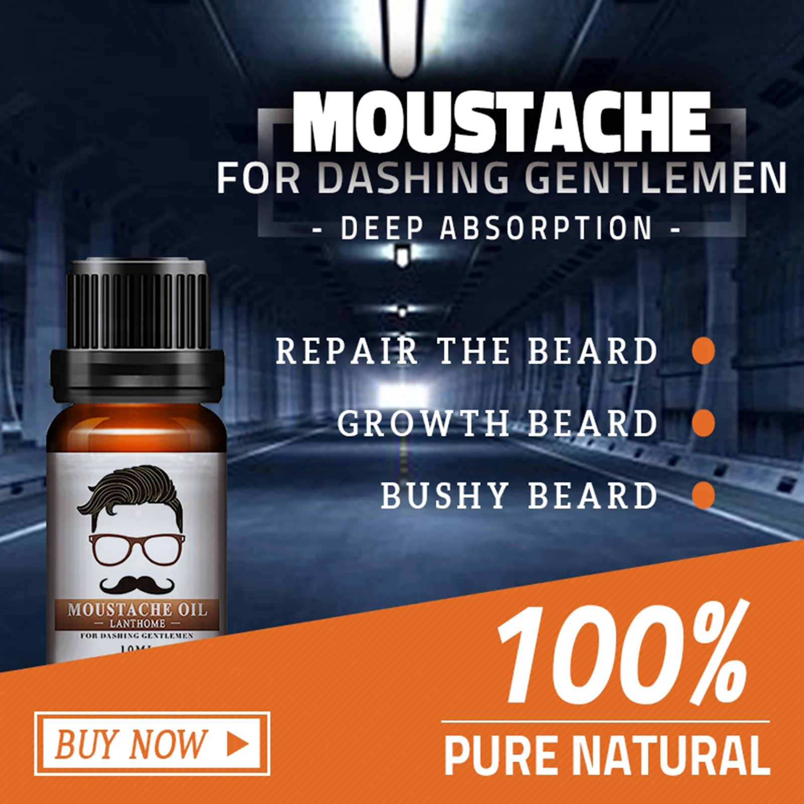 

Smooth 1 Bottle 10ml Natural Spray Beard Oil Beard Conditioner Softens