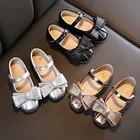 Демисезонная обувь для девочек, обувь принцессы с бантом-бабочкой, клетчатая детская обувь, детская хлопковая Праздничная обувь на плоской подошве, оптовая продажа для детей