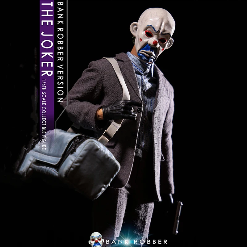 

In Stock 1/6 Scale Male Figure Accessory Robber The Joker Clown Suit Clothes for 12" B01 Man Action Figure Body