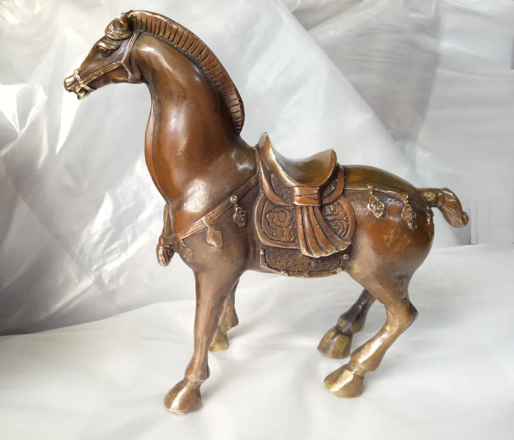 

Китайская народная скульптура, бронзовая скульптура лошади, украшение в форме двенадцати знаков зодиака