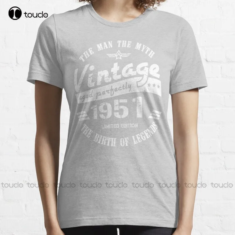 

New Vintage 1951 - 70Th Birthday Gift For Men Made In 1951 1951 Limited Edition T-Shirt Golf Shirts For Men S-3Xl Unisex