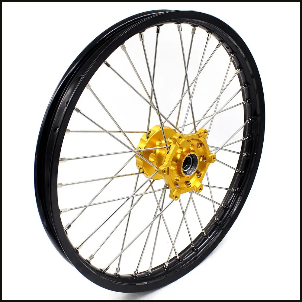 Комплект колес для мотоцикла 21/18 YAMAHA YZ125 YZ250 1999-2021 YZ250F 2001-2021 YZ450F 2003-2021 GOLD HUB |
