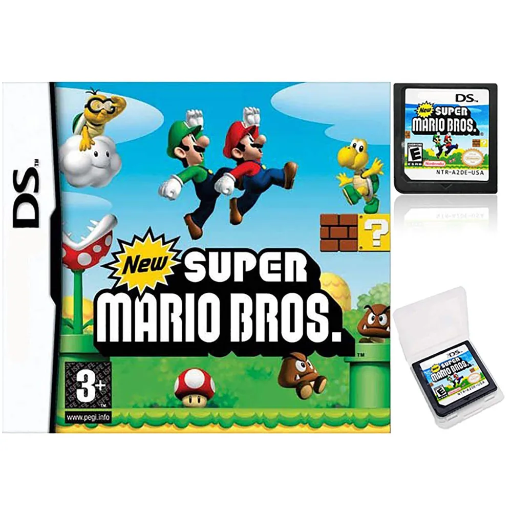 

New Super Bros Game Card 2DS 3DS NDS NDSLite NDSI English French German Italian Spanish Gift Toy