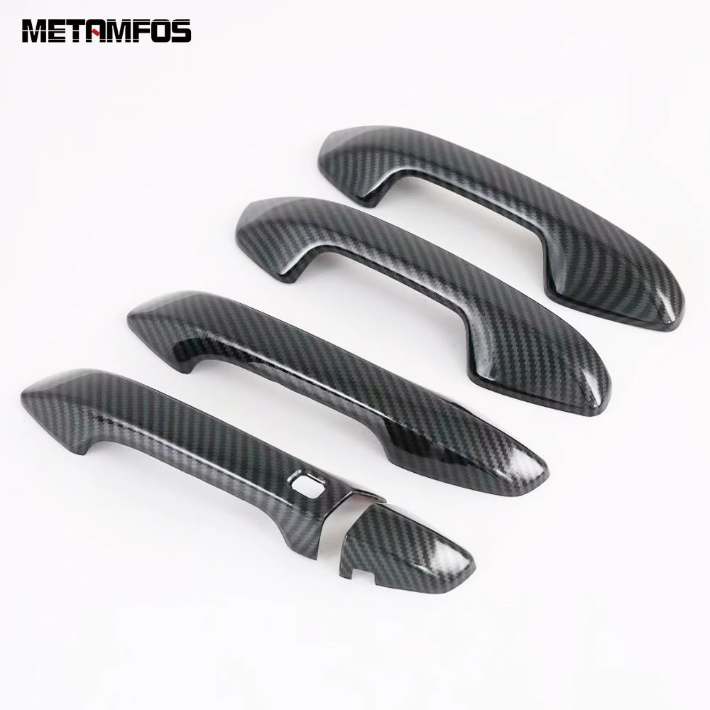 Накладка на дверную ручку из углеродного волокна для Kia Forte Cerato k3 2019 2020|Внешние