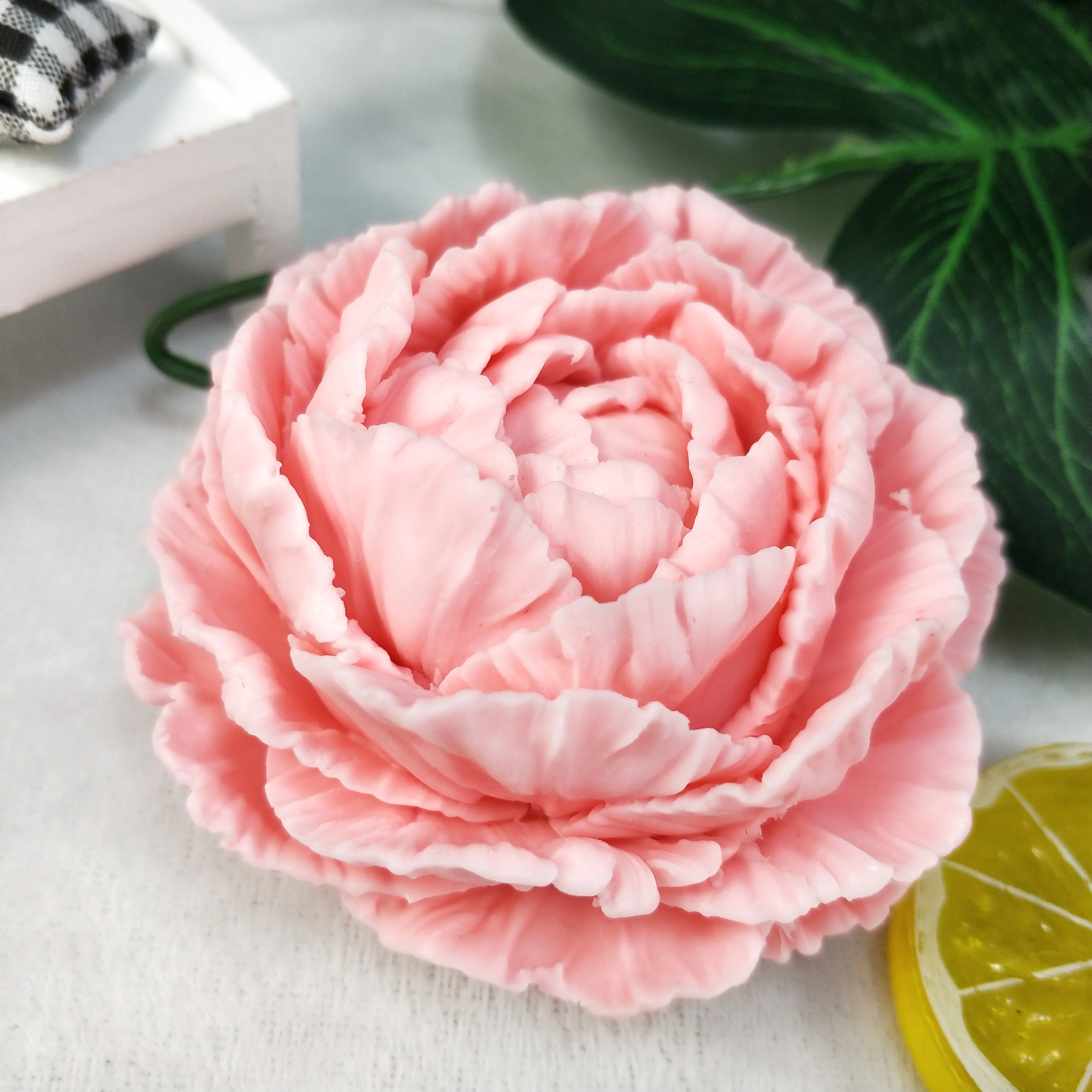 

New HC0209 PRZY Silicone Mold Peony Flower Molds Peony Flowers Soap Molds Candle Moulds Bouquet Making Clay Resin Rubber