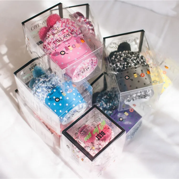 

Рождественские женские носки, мягкие пушистые носки в форме торта, детские удобные носки для девочек, для гостиной, рождественский подарок ...