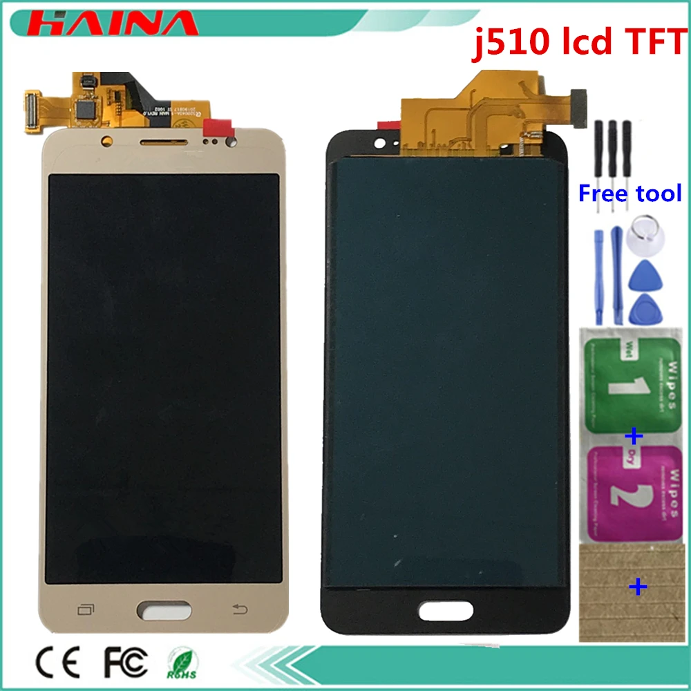 ЖК дисплей для телефонов Samsung Galaxy J5 2016 с сенсорным экраном в сборе J510G J510Y J510M J510 J510FN