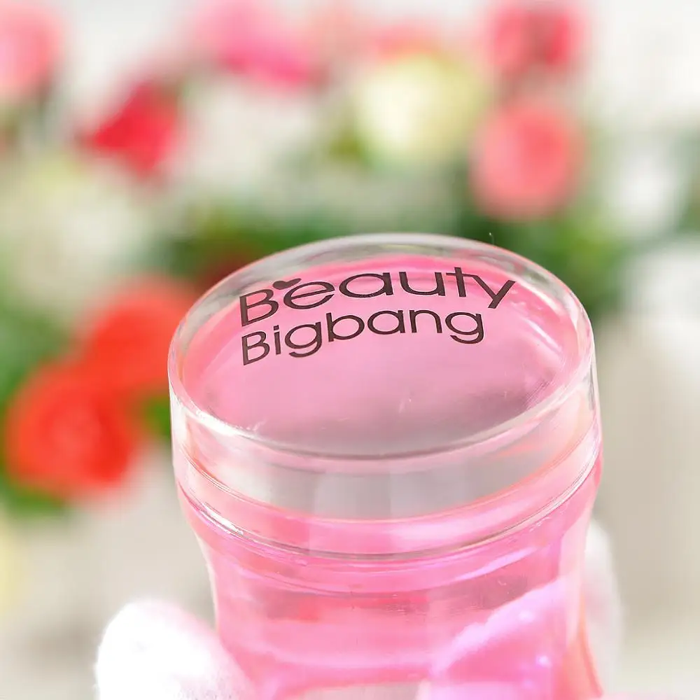Пластиковый штамп BeautyBigBang с силиконовой головкой 4 см прозрачный Желейный цветок