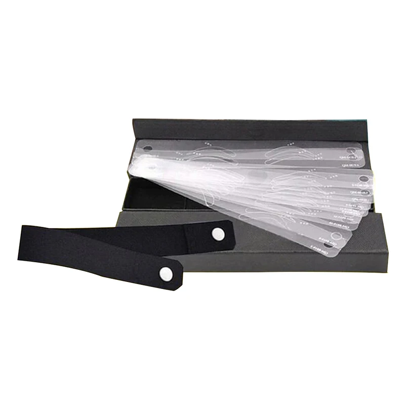 12 шт./компл. трафарет для бровей с разными узорами головным убором ремешок сделай