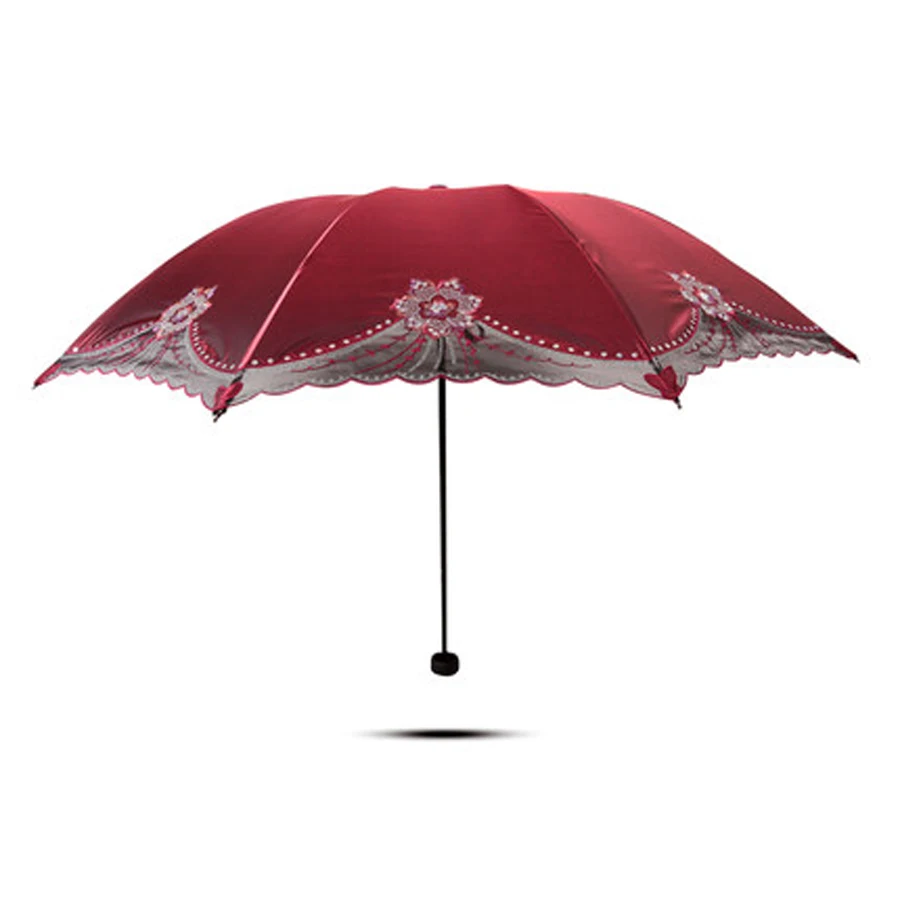 Fashion Women Lace Umbrella Anti UV Protection Sun Parasol Female Outdoor Sunscreen Windproof Folding Rain Umbrellas Ladies Girl | Дом и сад