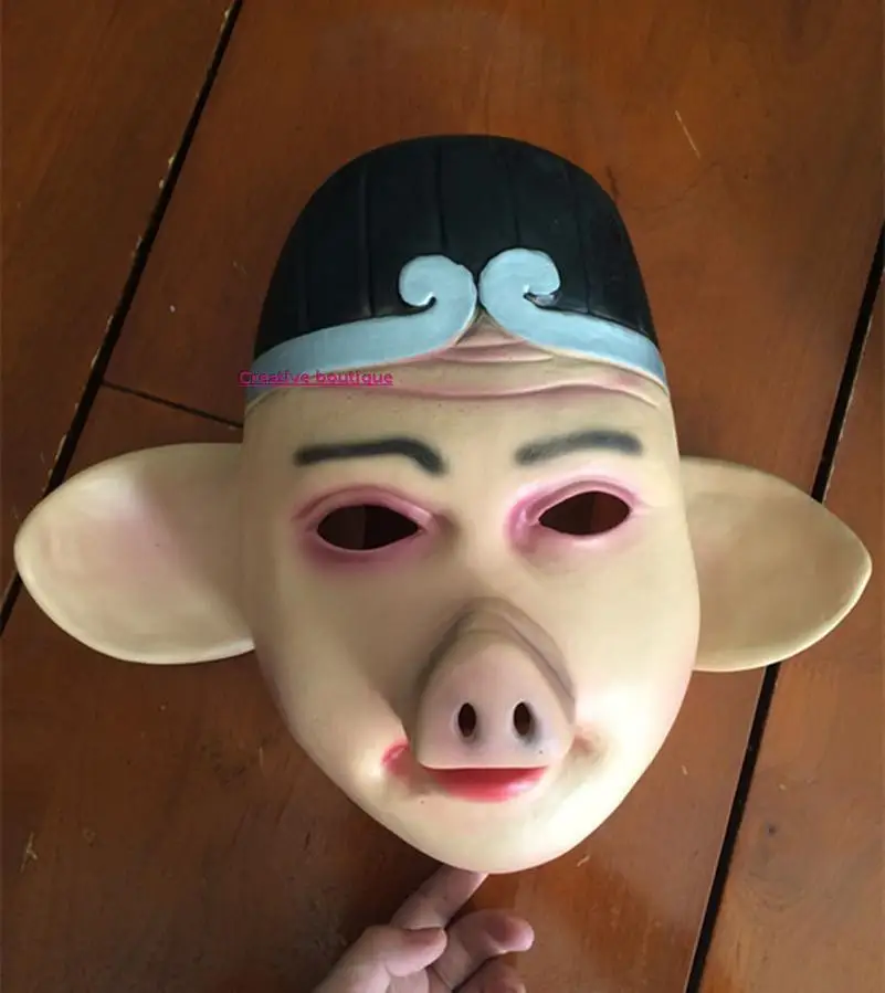 Moive путешествие в Западную свинью Байджи аналогичная маска свиньи унисекс