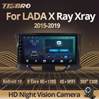 Автомагнитола TIEBRO 2 Din, мультимедийный проигрыватель с GPS-навигацией, стереоприемником для LADA Xray X Ray 2015-2019, Android 10