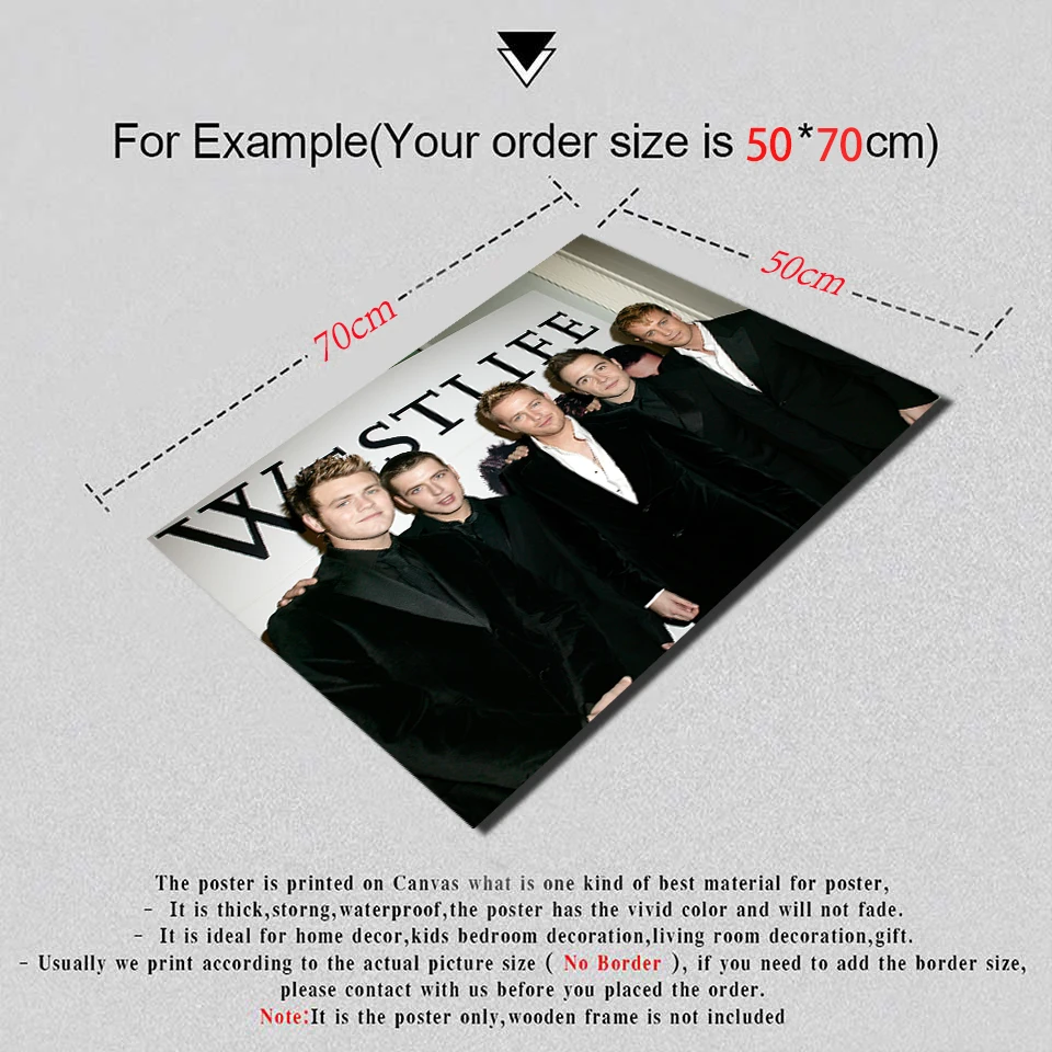 

Westlife Music Group Poster Singer Star Canvas Painting Prints Wall Pictures For Living Room Decorative Home Decor