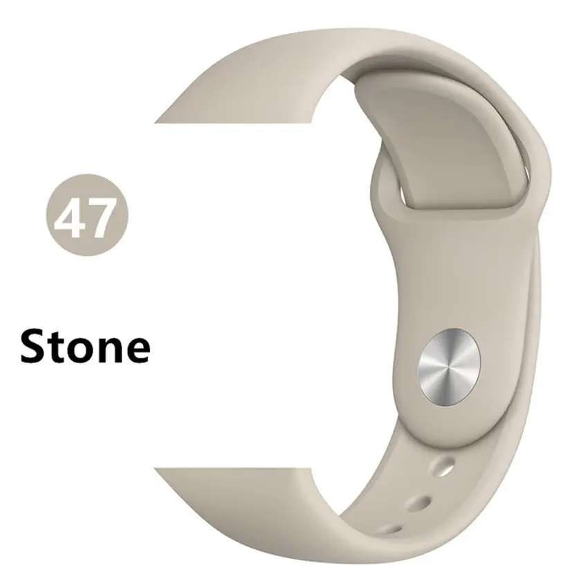 Stone47 Ремешок для apple watch 5 4 ремешок apple watch 44 мм 40 мм iwatch 3 2 1 ремешок 42 мм 38 мм для хорошего клиента - Цвет ремешка: Stone47